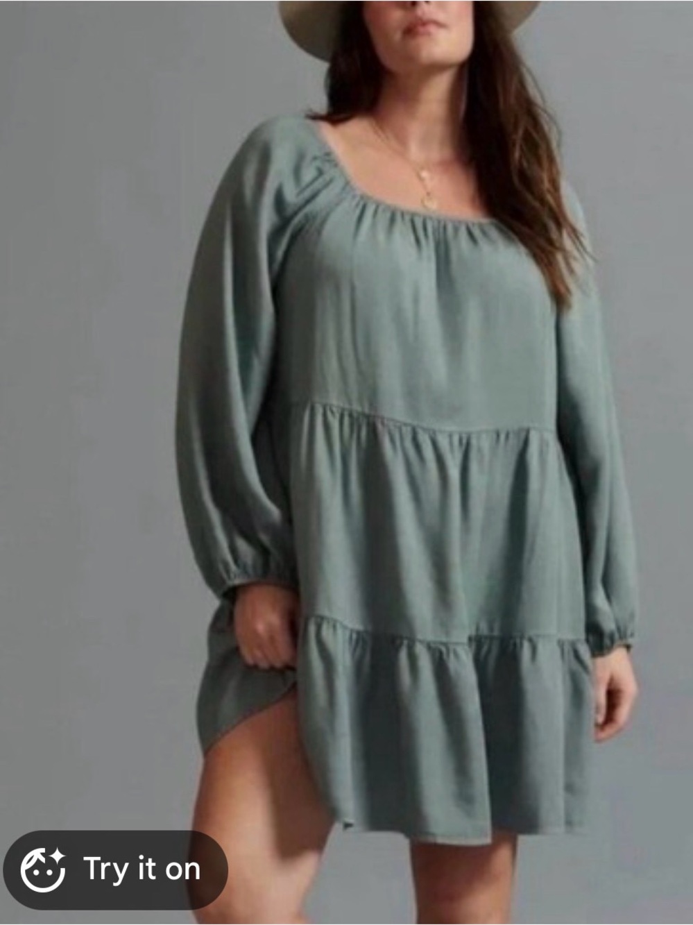 Amadi Verity tiered dress for Anthropologie